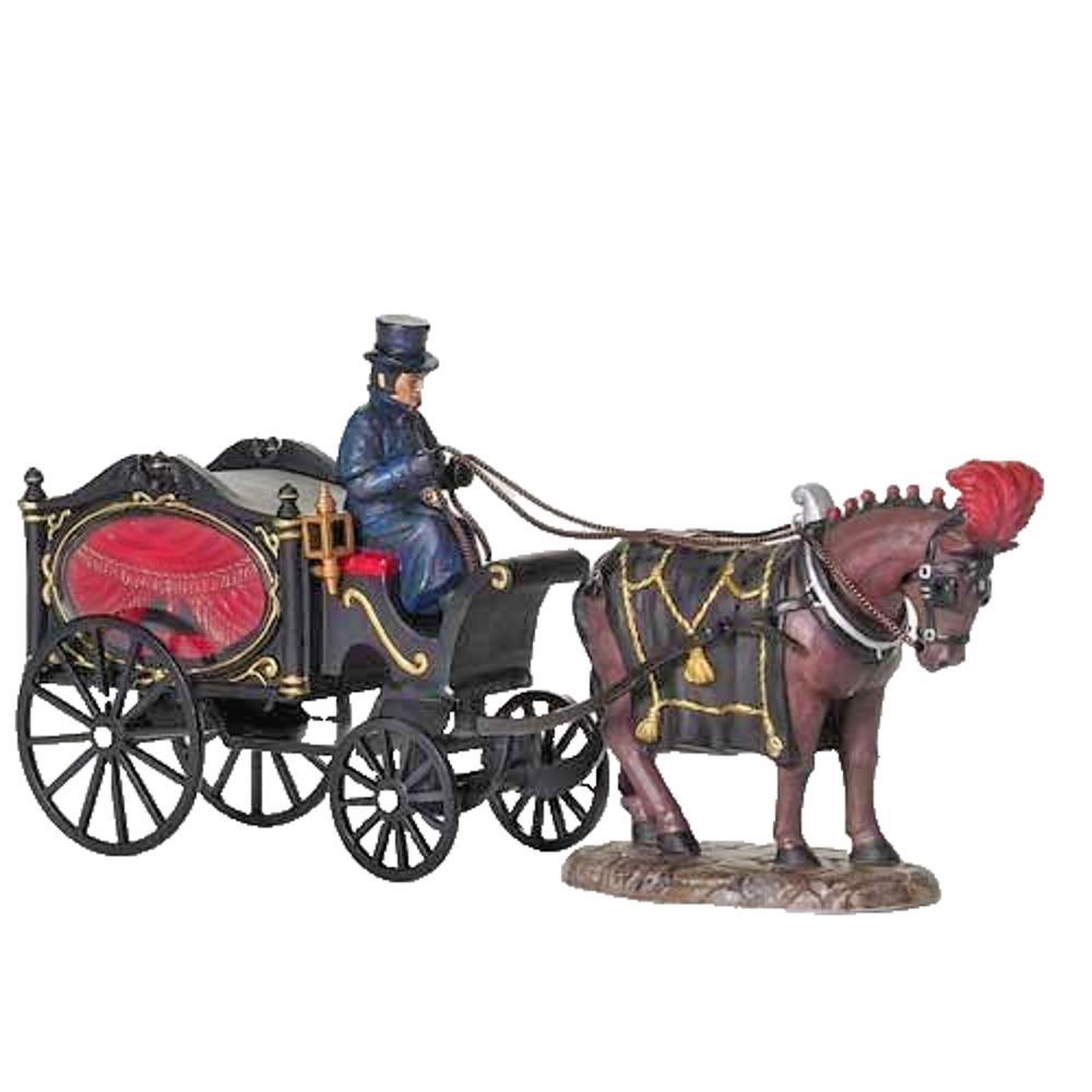 Department 56 All Hallows Eve Halloween HORSE DRAWN HEARSE 56.58574